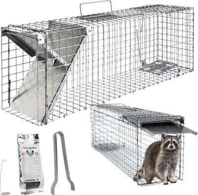 Produktbild von Tierfalle Lebendfalle Marderfalle Ratte Tierfalle Kastenfalle Drahtfalle 80 x 20 x 27 cm Stable Petigi