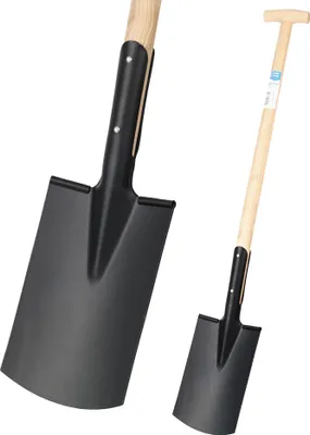Produktbild von Dönges Feuerwehrspaten DIN 20127, mit T-Stiel (Gärtnerspaten erdlochausheber)