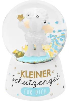 Produktbild von Sheepworld Traumkugel, Kugel-Weihnachtsschmuck, Polyresin, Schwarz, Blau, Gold, Weiß, 65 mm, 3 Stück(e)