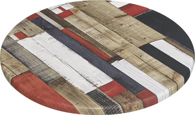 Produktbild von JAMAIKA | Bistro Außen Tischplatte | Ø 70 cm | Vintage Bunt | Rund | Topalit Tischplatte