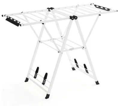 Obrázek produktu pro Skládací věšák na oblečení JZ10329WH, nosnost 40 kg, bílý