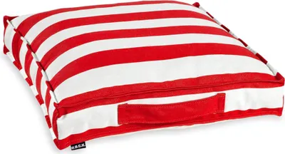 Produktbild von H.O.C.K. Classic Streifen Outdoor Matratzenkissen 50x50x10cm rot