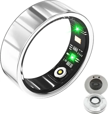 Image de Bracelet connecté pour le suivi de la condition physique, mesurant la fréquence cardiaque, la pression artérielle, la saturation en oxygène, le sommeil, étanche IP68, 1