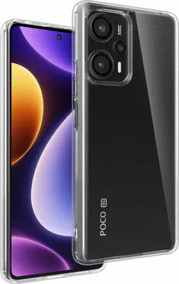 Produktbild von Für Xiaomi Poco F5 Silikoncase TPU Schutz Transparent Handy Tasche Hülle Cover Etui Neu