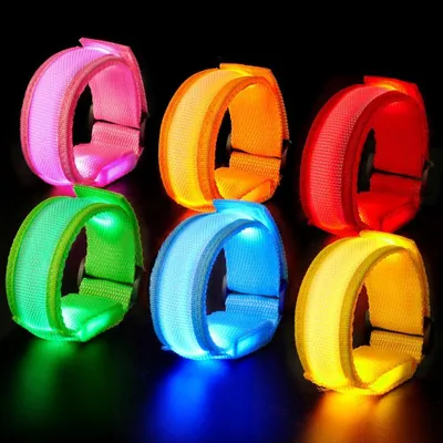Produktbild von LED Armband Lichtband blinkend Sicherheit Joggen Laufen Outdoor