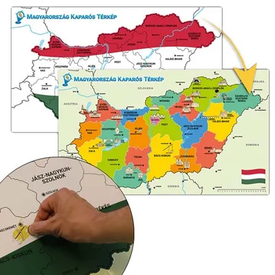 Obrázok produktu pre Stieracia mapa Maďarska