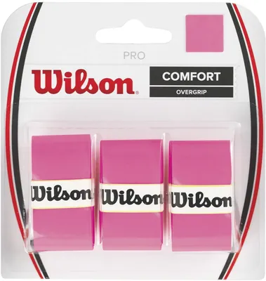 Produktbild von Wilson Pro Overgrip 3er pink Tennis - Griffbänder, 76260154400000