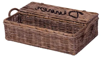 Produktbild von Besteckkorb aus Rattan für die Küche