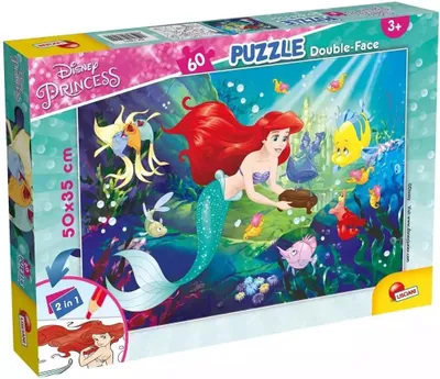 Immagine prodotto di Puzzle bifacciale 60 Sirenetta