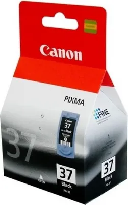 Produktbild von Canon PG-37BK Tinte Schwarz, Schwarz, Tinte auf Pigmentbasis, 1 Stück(e)