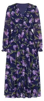 Produktbild von Jeona damen kleid - blau mehrfarbig, M