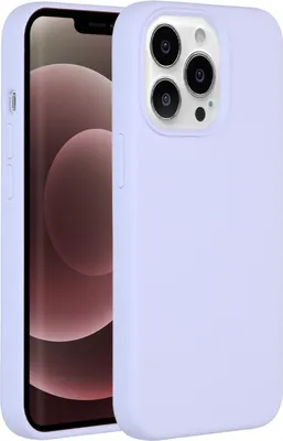 Immagine prodotto di Accezz Custodia in silicone liquido per iPhone 13 Pro Max - Viola