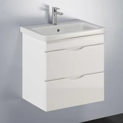 Immagine prodotto di Mobile bagno da 60 cm con due cassetti
