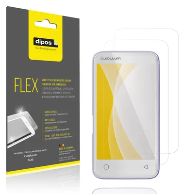 Image de 2x Film de protection d'écran pour Globluum SU5, recouvre 100% de l'écran, dipos Flex