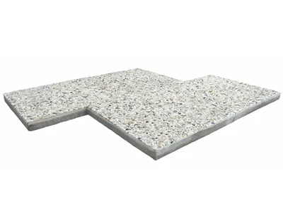 Produktbild von Diephaus Terrassenplatte WASCHBETON WEIßE-KÖRNUNG 40/40/4 CM