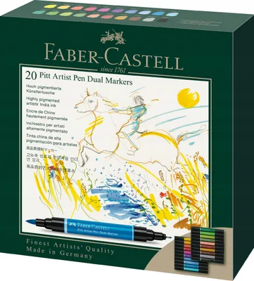 Image de FABER-CASTELL Tuschestift PAP Dual Marker 20er Etui