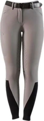 Produktbild von Equestro Ridertech Jumping Full Grip Reithose Für Damen Grau 38 Grau 38