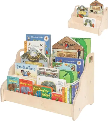 Image de Bibliothèque moderne pour enfants avec 3 étagères