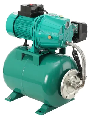 Obrázek produktu pro Samonasávací vodní pumpa – 1100W, 220V, domácí vodní systém s nádrží 24 litrů – Automatická tlaková pumpa – Zavlažování zahrady – Čerpadlo pro studnu – Zvyšování tlaku