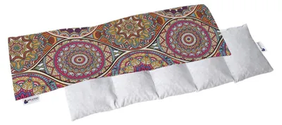 Zdjęcie produktu dla Poduszka z pestkami wiśni - Wymienny pokrowiec - 800 g - 60 x 20 cm