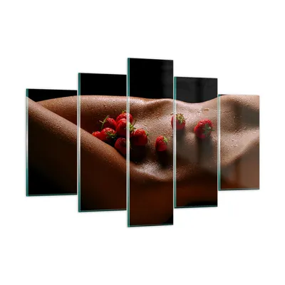 Produktbild von Bilder auf glas - Frau Wasser Tröpfchen Tau - 150x100cm - Glasbilder - Wandbilder - Kunstdruck - zum Aufhängen bereit - Wanddekoration aus Glas - Glas Bilder - Wandbild auf Glas - GEA150x100-2533