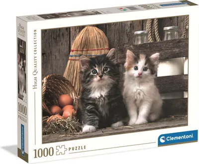 Immagine prodotto di Collezione di alta qualità - Gattini carini (1000 pezzi) - Clementoni 39340 - (Giocattoli / Puzzle)