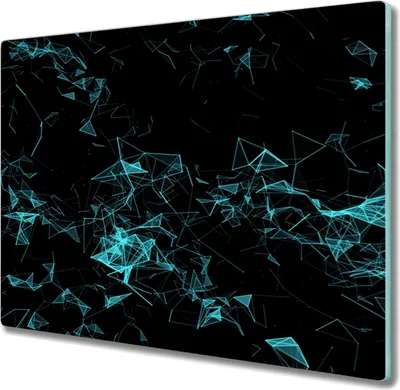 Produktbild von Coloray Schneidebrett Herdabdeckplatte 60x52 cm Kochplattenabdeckung Küchenbrett Hackbrett - zertrümmerten Dreiecke