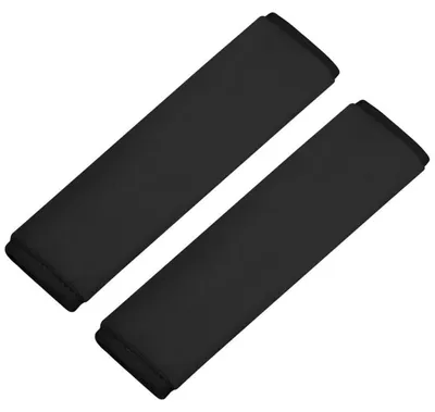 Productafbeelding van Gurtkussing, 2 stuks. Schouderbescherming en neksteun voor kinderen en volwassenen, zwart