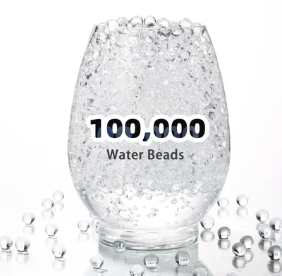 100000 transparente Wasserperlen für Vasen & Deko