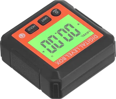 Produktbild von Digital Level Box hohe Genauigkeit magnetische tragbare Winkelmesser Neigungsmesser Winkelmesser für Holzbearbeitung Baustelle Orange