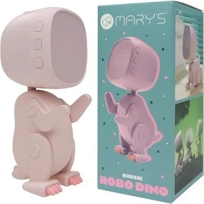 Obrázek produktu pro Budík Rob dino růžový
