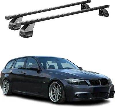 Produktbild von Menabo Dachträger für BMW 3er E90 E91 E92 Limo Touring Coupe 2004-2013 Stahl 2x