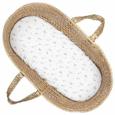 Produktbild von Spannbettlaken Melody - 70 x 30 cm - Weiß | by SEVIRA KIDS