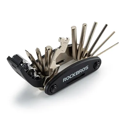 Produktbild von ROCKBROS Fahrrad Multifunktionswerkzeug 16 in 1 Reparatur Werkzeug Set