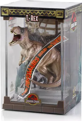 Zdjęcie produktu dla Jurassic Park Tyrannosaurus Rex Stworzenie Diorama Statua 18 cm
