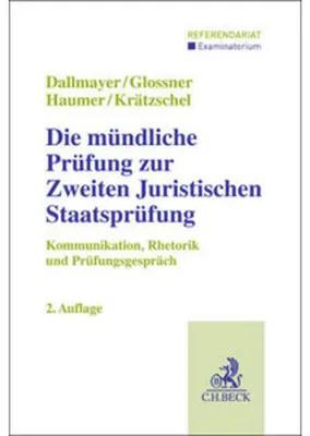 Obrázok produktu pre Die mündliche Prüfung zur Zweiten Juristischen Staatsprüfung