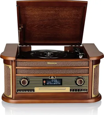 Obrázok produktu pre Roadstar HIF-1996D+BT, Drevo, 33,45,78 ot/min, DAB, DAB+, FM, 40 W, CD, CD-R, CD-RW, Rýchly posun vpred, rýchly posun vzad, Program, Náhodný, Opakovanie