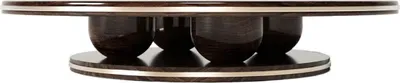 Produktbild von Casa Padrino Luxus Couchtisch Dunkelbraun Ø 130 x H. 38 cm - Runder Massivholz Wohnzimmertisch - Wohnzimmer Möbel - Luxus Möbel