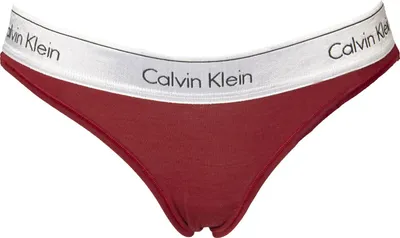 Zdjęcie produktu dla CK CALVIN KLEIN Damskie figi z elastycznej bawełny z logo QF6133O, XS, 53% bawełna, 35% modal, 12% Elasthan