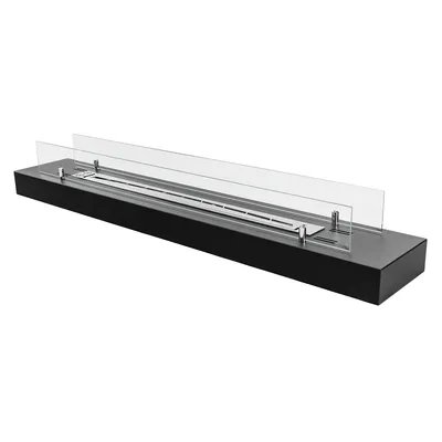Zdjęcie produktu dla Biokominek stojący na stół komodę podłogę Flame BOX 120cm wolnostojący z szybą