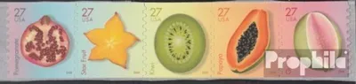 Produktbild von Briefmarken USA 2008 Mi 4362-4366 Fünferstreifen (kompl.Ausg.) postfrisch Früchte