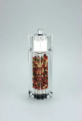 Produktbild von GSD Combimühle Pfeffermühle mit Salzstreuer aus durchsichtigem Acryl / Gewürzmühle