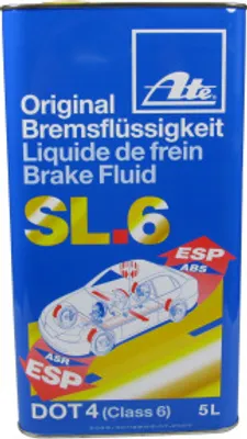 Produktbild von ATE Bremsflüssigkeit SL.6 DOT4 5 Liter Kanne Reifen