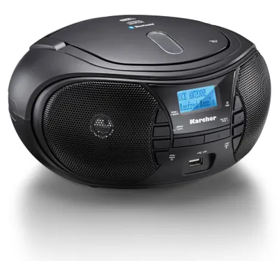 Produktbild von Karcher RR 5028D tragbares CD Radio (CD-Player, DAB+ Radio, Bluetooth, Batterie/Netzbetrieb, USB)