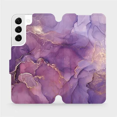 Produktbild von Handyhülle mit klappe für Galaxy S22, Mobiwear Book, Violett