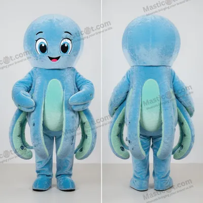 Obrázek produktu pro Miminko MASTICOT modrý jemný maskot chobotnice