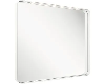 Image de Miroir de salle de bain avec éclairage RAVAK Strip 60 x 70 cm dans un cadre argenté X000001566