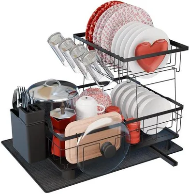 Immagine prodotto di Sgocciolatoio per lavello, a 2 ripiani, facile da pulire