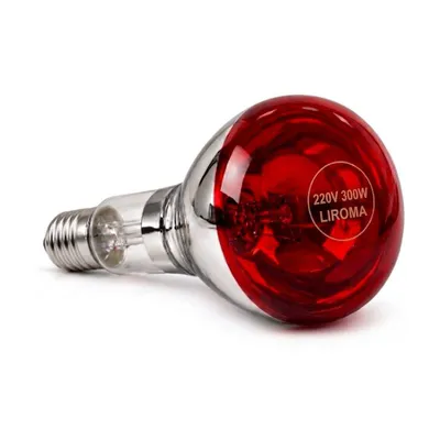 Productafbeelding van LIROMA® Infraroodlamp 300W Vervangingslamp – Losse Infrarood Warmtelamp E27 – Infraroodstraler IR-A – Reservelamp voor Enkele & Dubbele Kop