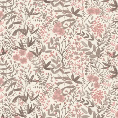 Produktbild von Vliestapete 580761 Tapete Botanical Dschungel 53 x 1005 cm Rasch Country Charme Braun Weiß